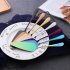 Colorful Stainless Steel Serrated Edge Cake Server Blade Cutter Pie Pizza Shovel Cake Spatula Baking Tool True color
