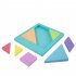 Colorful Tangram Shapes Puzzle Toys Brain Logic Blocks Iq Educational Toy Brain Teaser Gift For Kids Colorful Tangram