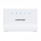 Comfast Er10 300mbps 4g Wireless Router 2 4ghz Support Sim Card Desktop Router 4g To Wifi 4g To Wired Routing White US Plug