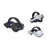 Comfort Head Strap with 8000mah Battery Pack Compatible for Meta Quest 3 VR Headset Type A Pure White