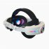 Comfort Head Strap with 8000mah Battery Pack Compatible for Meta Quest 3 VR Headset Type A Pure White