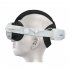 Comfort Head Strap with 8000mah Battery Pack Compatible for Meta Quest 3 VR Headset Type A Pure White