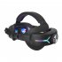 Comfort Head Strap with 8000mah Battery Pack Compatible for Meta Quest 3 VR Headset Type A Pure White