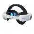 Comfort Head Strap with 8000mah Battery Pack Compatible for Meta Quest 3 VR Headset Type A Pure White