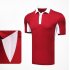 Comfortable Golf Clothes Male Short Sleeve T shirt Fast Dry and Breathable Shirt YF126 red M