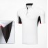 Comfortable Golf Clothes Male Short Sleeve T shirt Fast Dry and Breathable Shirt YF126 red L