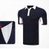 Comfortable Golf Clothes Male Short Sleeve T shirt Fast Dry and Breathable Shirt YF126 red XXL