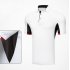 Comfortable Golf Clothes Male Short Sleeve T shirt Fast Dry and Breathable Shirt YF126 navy blue M