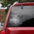 Compass Nautical Navigate Style Vinyl Car styling Decal Motorcycle Car Sticker white
