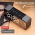 Compatible For L022 Bluetooth compatible Speaker Super Subwoofer Multi functional Mini Small Audio Alarm Clock For Outdoor Standard Black