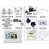 Complete protection for your home or office with this 4 camera night vision NVR kit that allows for remote viewing wherever you are  