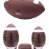 Composite PU Indoor Outdoor Footballs Playground Ball Waterproof Sports Toys For Backyard Indoor Outdoor Sports Yard Games Practice Play Party Supplies dark bro