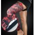 Compression Long Basketball Soccer Leg Sleeve Sports Fitness Calf Guard Knee Pad Anti UV Running Cycling Leg Warmers Graffiti XL single