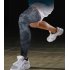 Compression Long Basketball Soccer Leg Sleeve Sports Fitness Calf Guard Knee Pad Anti UV Running Cycling Leg Warmers Graffiti XL single