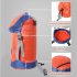 Compression Sack 15L 25L Water Resistant Ultralight Sleeping Bag Compression Stuff Sack For Camping Hiking Backpacking blue M size