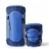 Compression Sack 15L 25L Water Resistant Ultralight Sleeping Bag Compression Stuff Sack For Camping Hiking Backpacking blue M size