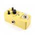 Compressor Looper Record Delay Overload Reverb Guitar Effect Pedal Guitar Stompbox yellow