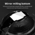 Computer CPU Heatsink Cooling Fan RGB Colorful Lighting Cooler Computer Radiator Aluminum Heat Sink With 17 Lighting Modes Simple Installation CPU System Coolin