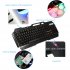 Computer Desktop Gaming Keyboard and Mouse Mechanical Feel LED Light Backlit