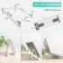Computer  Holder Plastic Multifunctional Foldable Three in one Laptop Stand grey white