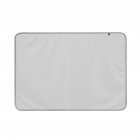 Computer Monitor Dust Cover Soft Lining Display Protector With Rear Pocket Compatible For 24-inch Imac Screen silver gray