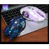 Computer Mouse English Edition Mechanical Game Wired Mouse USB Mouse For Desktop Computer Star black