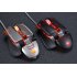 Computer Mouse English Edition V9 Mechanical Game Wired Mouse USB Mouse Silver gray