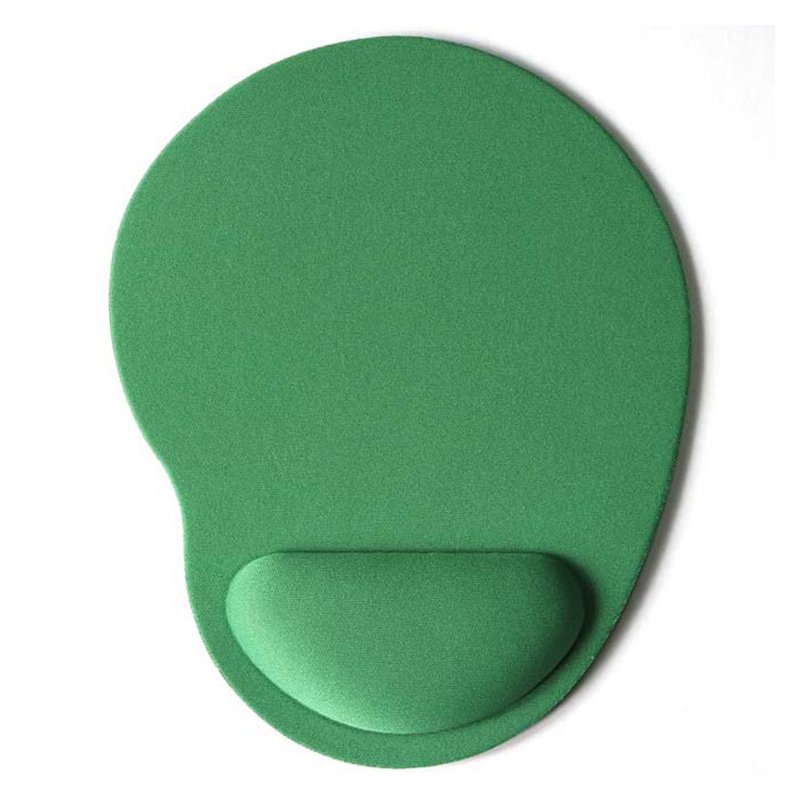 Computer Mouse Pad Solid Color Wrist Protection Anti-slip Pad  green