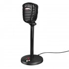 Computer Rotatable Usb Microphone Drive-free <span style='color:#F7840C'>Voice</span> Chat Device Video Conference Microphone black