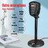Computer Rotatable Usb  Microphone Drive free Voice Chat Device Video Conference Microphone black