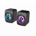 Computer Speakers Portable Speaker Powerful High BoomBox Outdoor Bass with RGB Light mini audio black