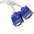 Computer to Dual Monitor VGA Splitter Cable Video 1 in 2 Out Adaptor for Computer TV Video Projector blue