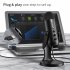 Condenser Microphone 3 5mm Plug Usb Microphone for Pc Computer Recording Studio Live Broadcast Black