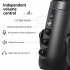 Condenser Microphone 3 5mm Plug Usb Microphone for Pc Computer Recording Studio Live Broadcast Black