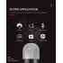 Condenser Microphone 3 5mm Plug Usb Microphone for Pc Computer Recording Studio Live Broadcast Black