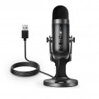 Condenser Microphone 3.5mm Plug Usb Microphone for Pc Computer Recording Studio