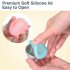 Condiment Containers With Lids 4 Pack 50ml Dipping Sauce Cup Leakproof Silicone Lid For Dessert Salad Dressing light purple50ML cup 4 pack