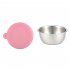 Condiment Containers With Lids 4 Pack 50ml Dipping Sauce Cup Leakproof Silicone Lid For Dessert Salad Dressing light purple50ML cup 4 pack