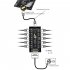 Connector 1 To 10 Port ARGB Splitter Hub 5V 3Pin ARGB Case Fan Hub With Adhesive Base SATA Power For LED Fans Lights ARGB hub