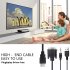 Connector  Cable VGA To Hdmi compatible Converter One way With Audio 1 5m Black