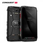 Conquest S11 7000mAh NFC OTG IP68 Shockproof 4G Smartphone Android 7.0 6GB RAM 128GB ROM Cell Phones Rugged Mobile Phone Black 6+128GB