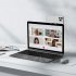 Continuity Camera Mount Compatible For Mac Book Air Laptop Phone Holder Webcam Stand Compatible For Iphone silver