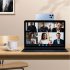 Continuity Camera Mount Compatible For Mac Book Air Laptop Phone Holder Webcam Stand Compatible For Iphone silver