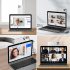 Continuity Camera Mount Compatible For Mac Book Air Laptop Phone Holder Webcam Stand Compatible For Iphone silver