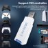 Controller Wireless Adapter Low Latency USB  Converter for Ps5 Ps4 Ps3 Switch Lite Controller Ds50 Pro Gamepad White