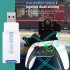 Controller Wireless Adapter Low Latency USB  Converter for Ps5 Ps4 Ps3 Switch Lite Controller Ds50 Pro Gamepad White