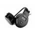 Convenient folding headphones come with an MP3 player  a rechargeable battery and a mini LCD display 