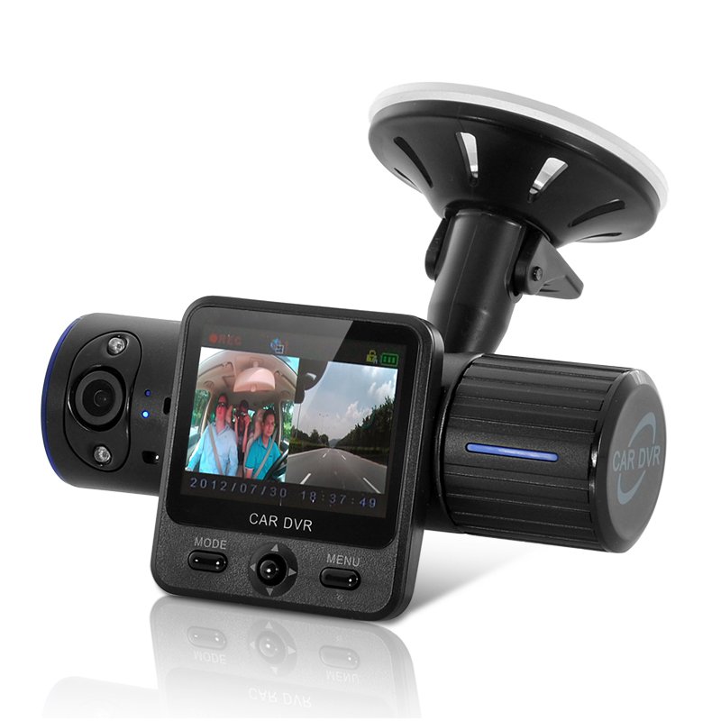 Dual Camera Car DVR with Nightvision
