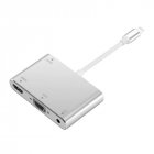 Converter For 8-pin to HDMI VGA AV Jack Audio TV Adapter Cable For <span style='color:#F7840C'>iPhone</span> X <span style='color:#F7840C'>iPhone</span> 8 7 7 Plus 6 6S For iPad Series Silver