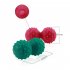 Convex Silicone Massage Ball Yoga Roller Body Massager Back Trigger Pain Reliever red